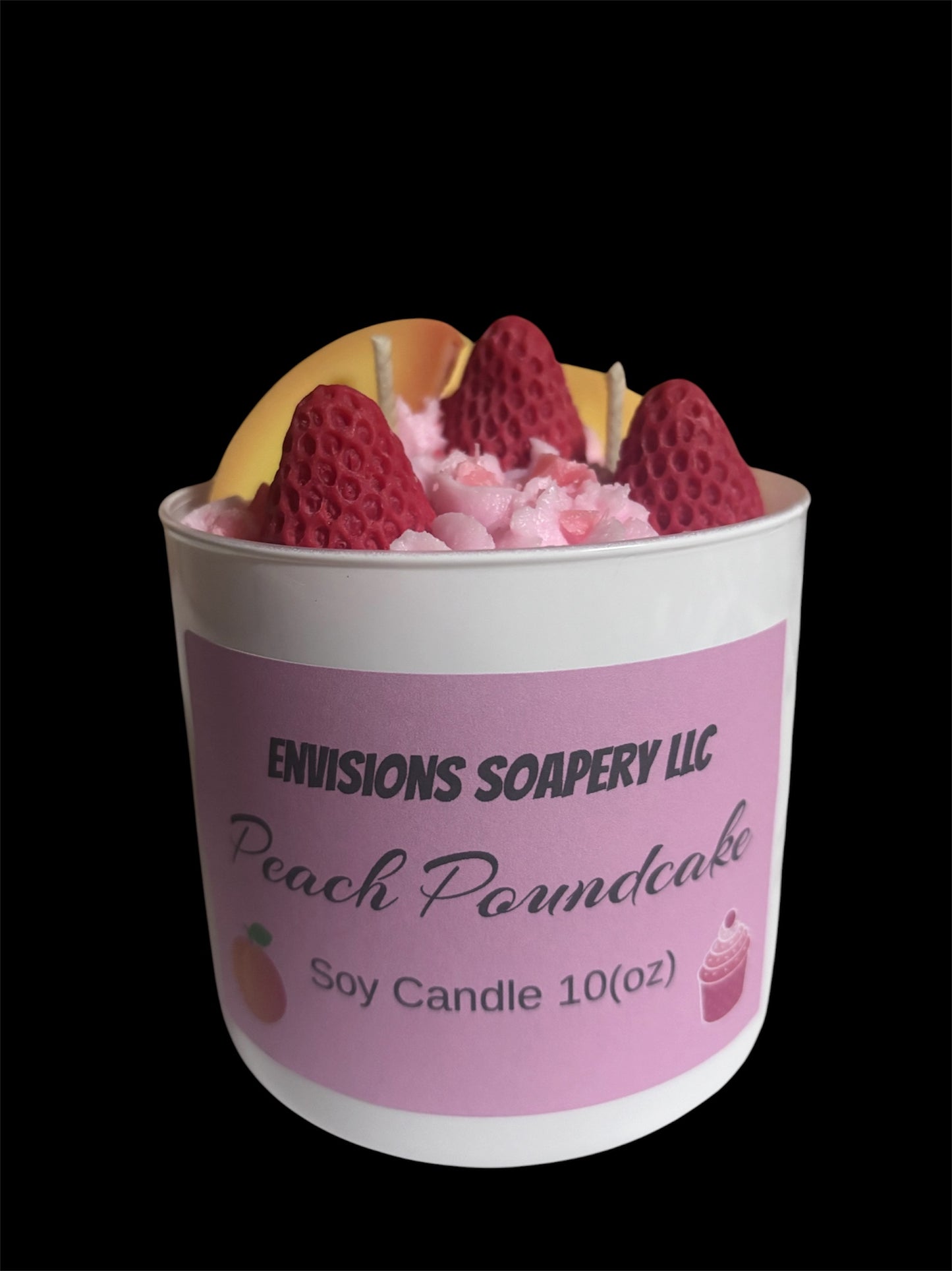 Peach Poundcake whipped Candle