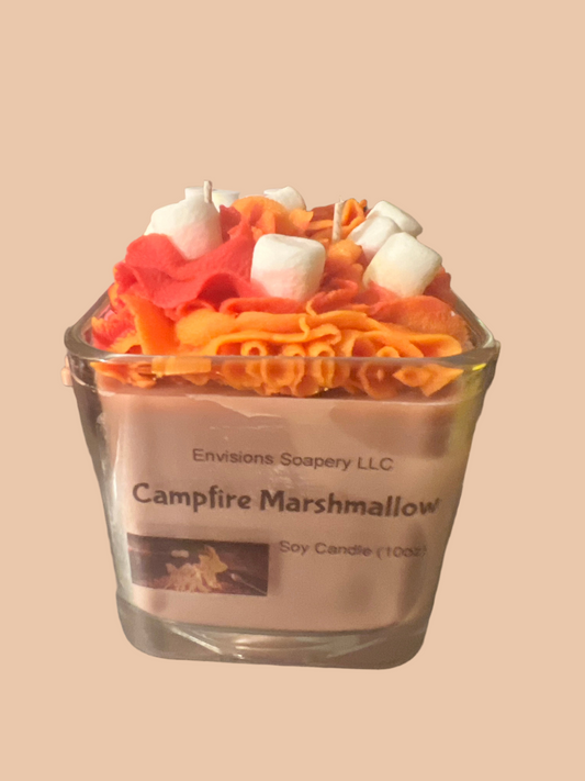 Campfire Marshmallow Whipped Candle