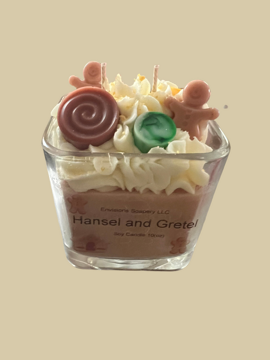 Hansel and Gretal Whipped Candle
