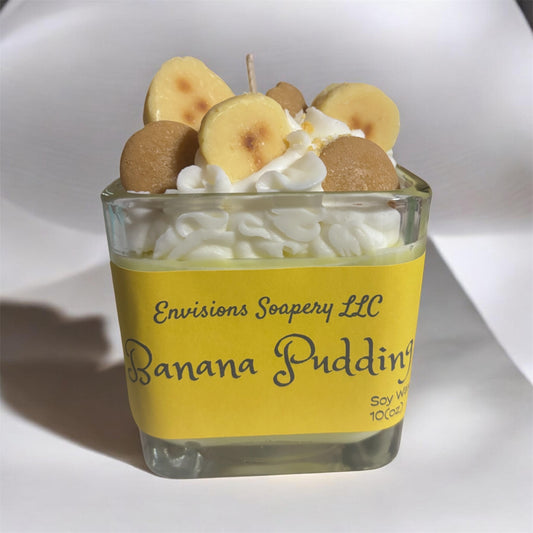 Banana Pudding Whipped Candle