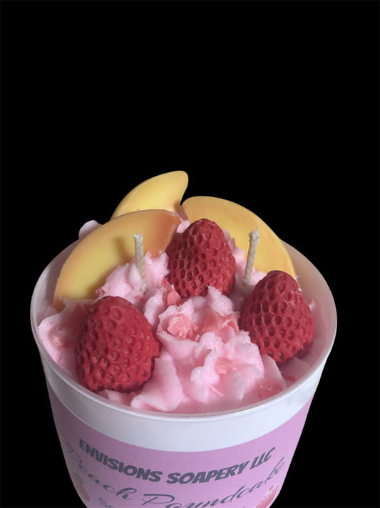 Peach Poundcake whipped Candle