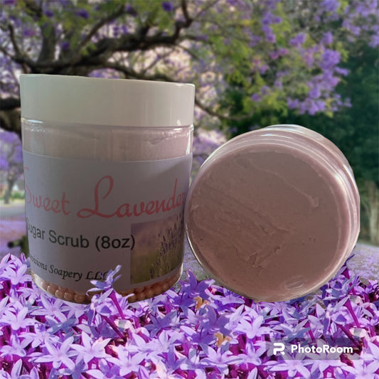 Sweet Lavender Sugar Scrub (8oz)
