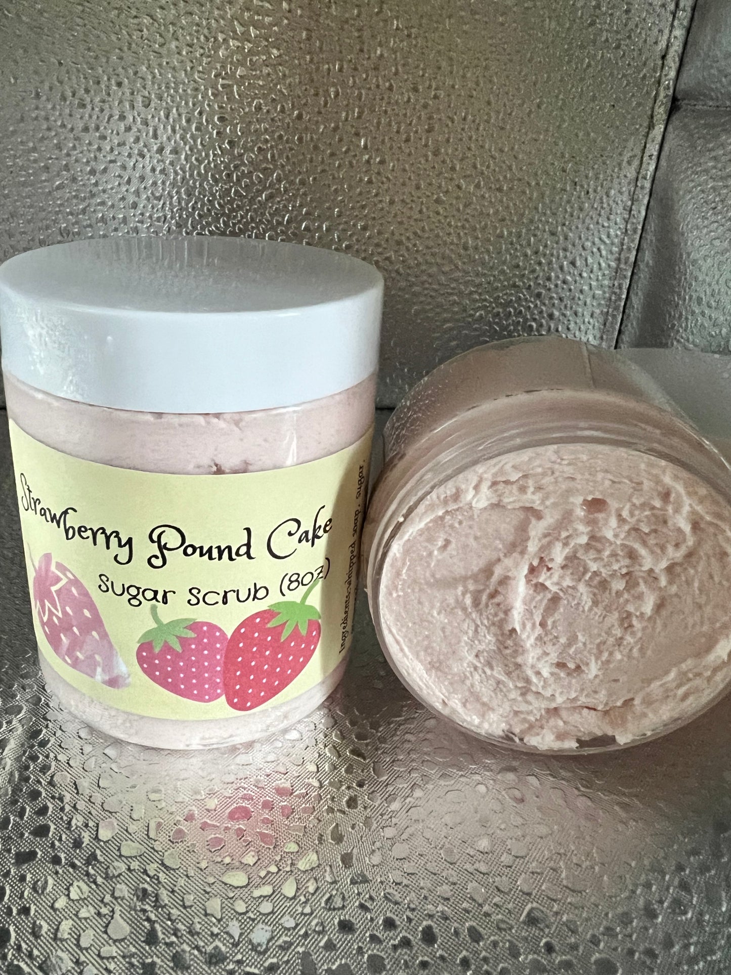 Strawberry Pound Cake sugar scrub