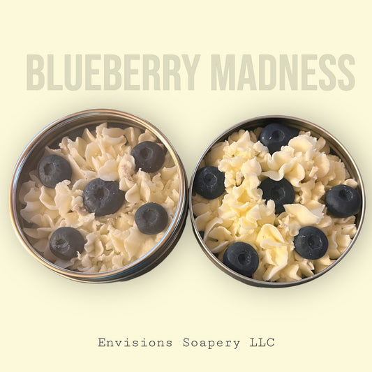 Blueberry Madness Disc Candle
