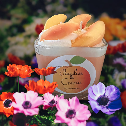Peaches & Cream Whipped Candle