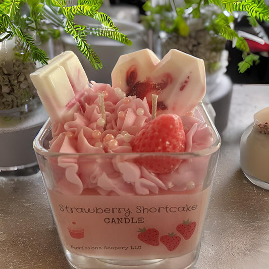 Strawberry Poundcake Whipped Candle